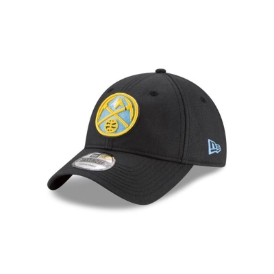 Denver Nuggets Gorra | New Era NBA Waxed Canvas 9twenty Adjustable Cap Mexico - Negros